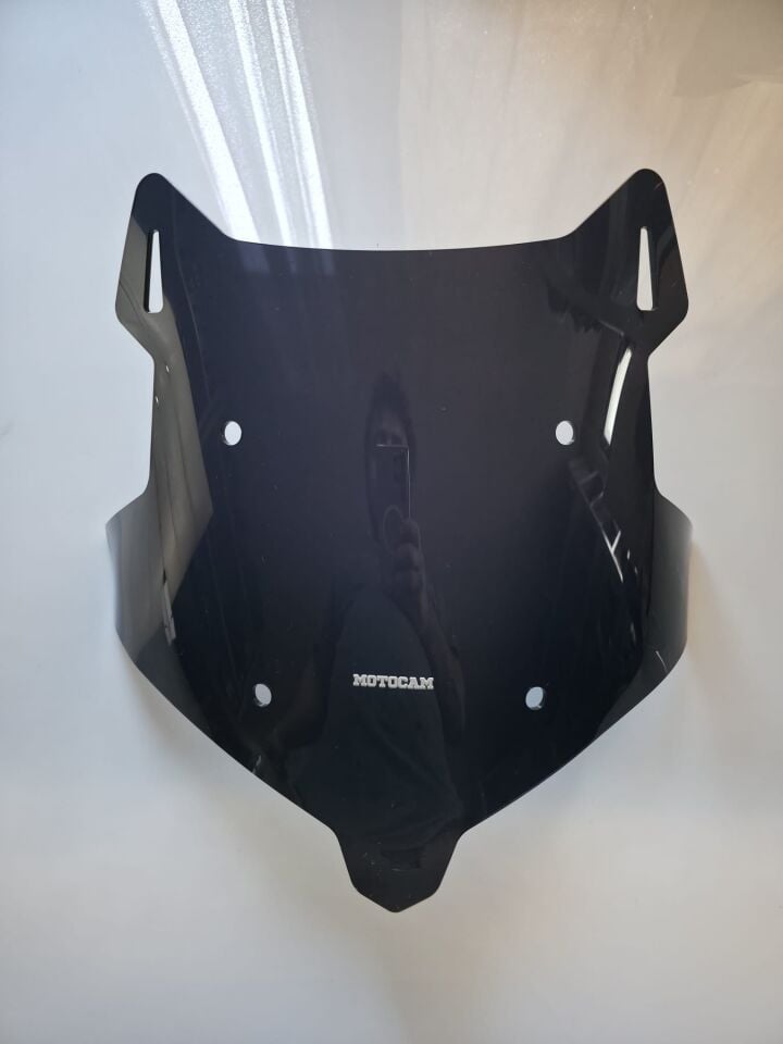 MOTOCAM Voge DS 625X Ön Cam 2023-2026 Model 41cm Siyah Renkli 4mm ORİJİNAL BOYLU