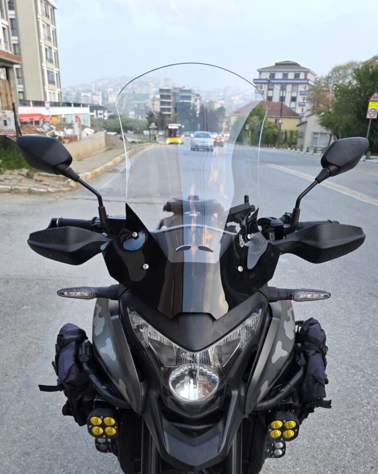 MOTOCAM Honda VFR 1200 Ön Cam 2012-2015 Model 58cm Şeffaf Renkli 4mm