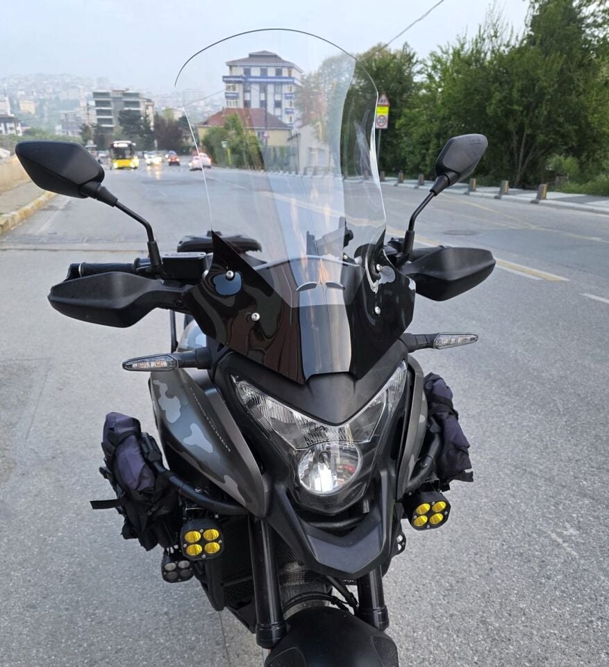 MOTOCAM Honda VFR 1200 Ön Cam 2012-2015 Model 58cm Şeffaf Renkli 4mm