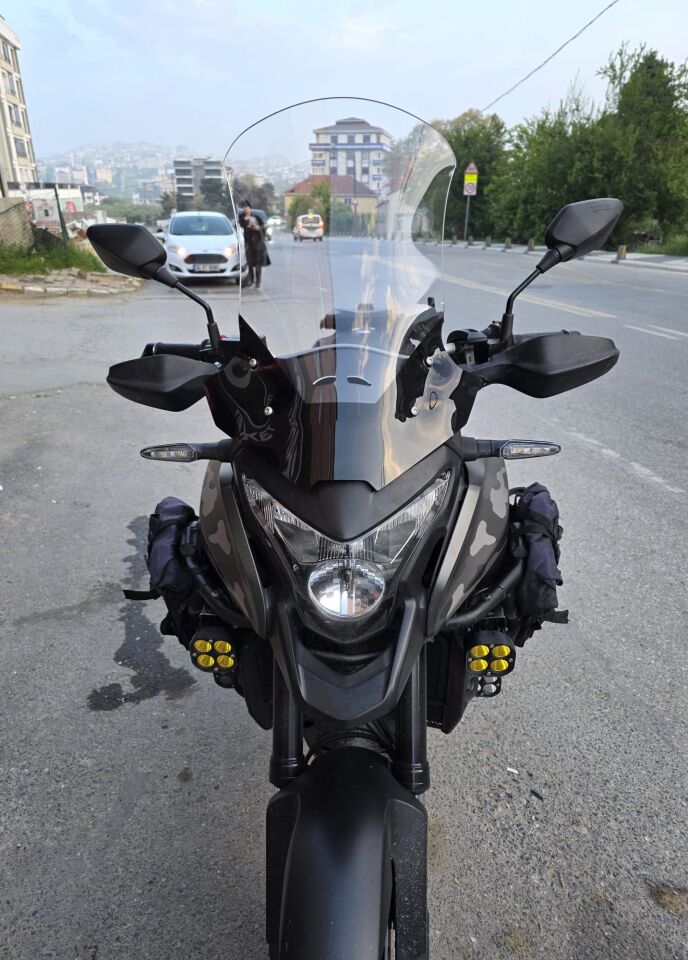 MOTOCAM Honda VFR 1200 Ön Cam 2012-2015 Model 58cm Şeffaf Renkli 4mm