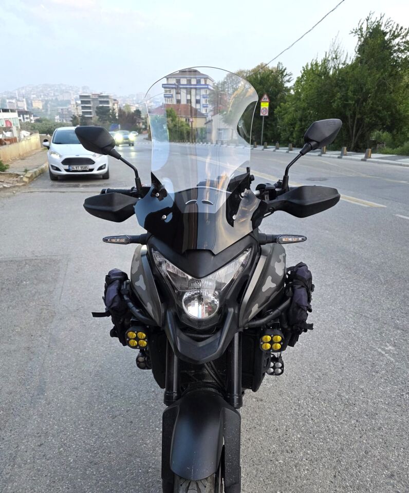 MOTOCAM Honda VFR 1200 Ön Cam 2012-2015 Model 58cm Şeffaf Renkli 4mm