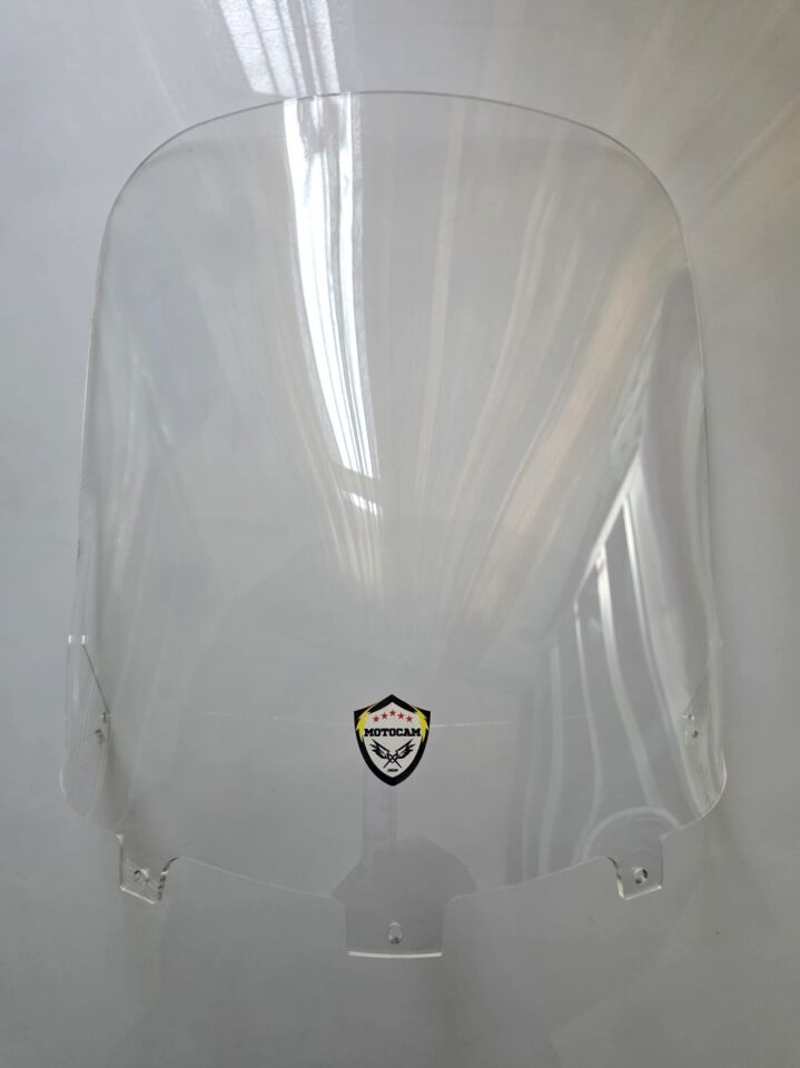 MOTOCAM Yamaha Xmax Ön Cam 2007-2010 Model 47cm Şeffaf Renkli 4mm ORİJİNAL BOYLU