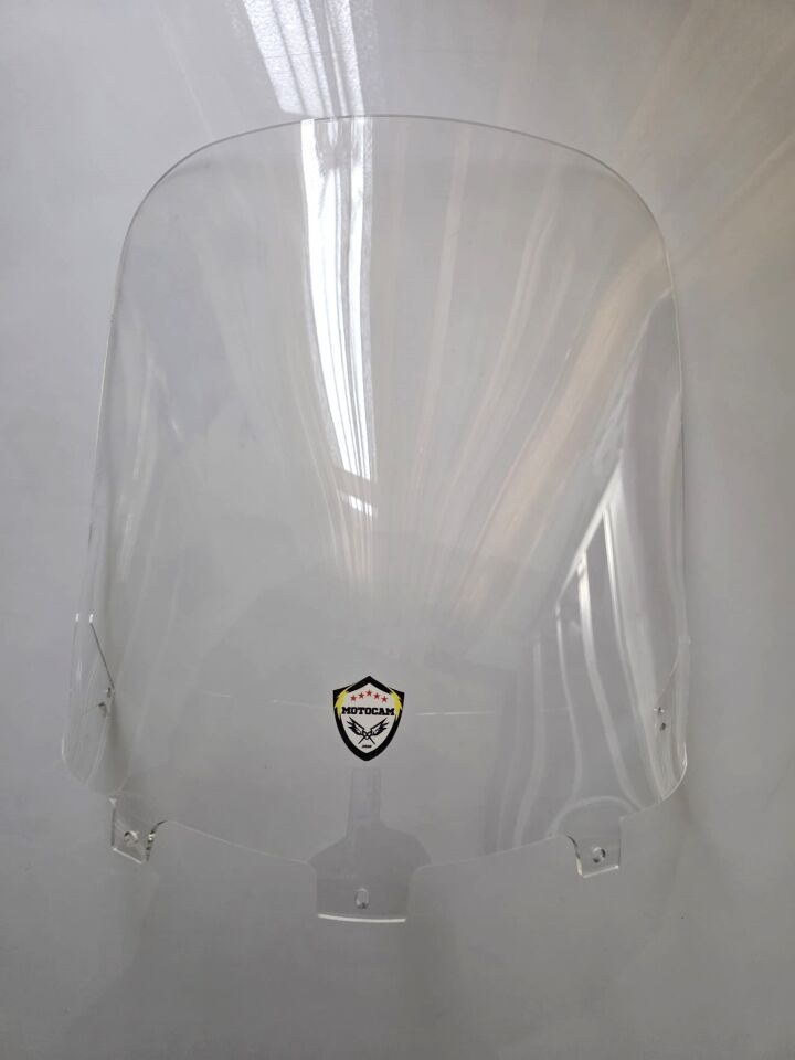 MOTOCAM Yamaha Xmax Ön Cam 2007-2010 Model 47cm Şeffaf Renkli 4mm ORİJİNAL BOYLU
