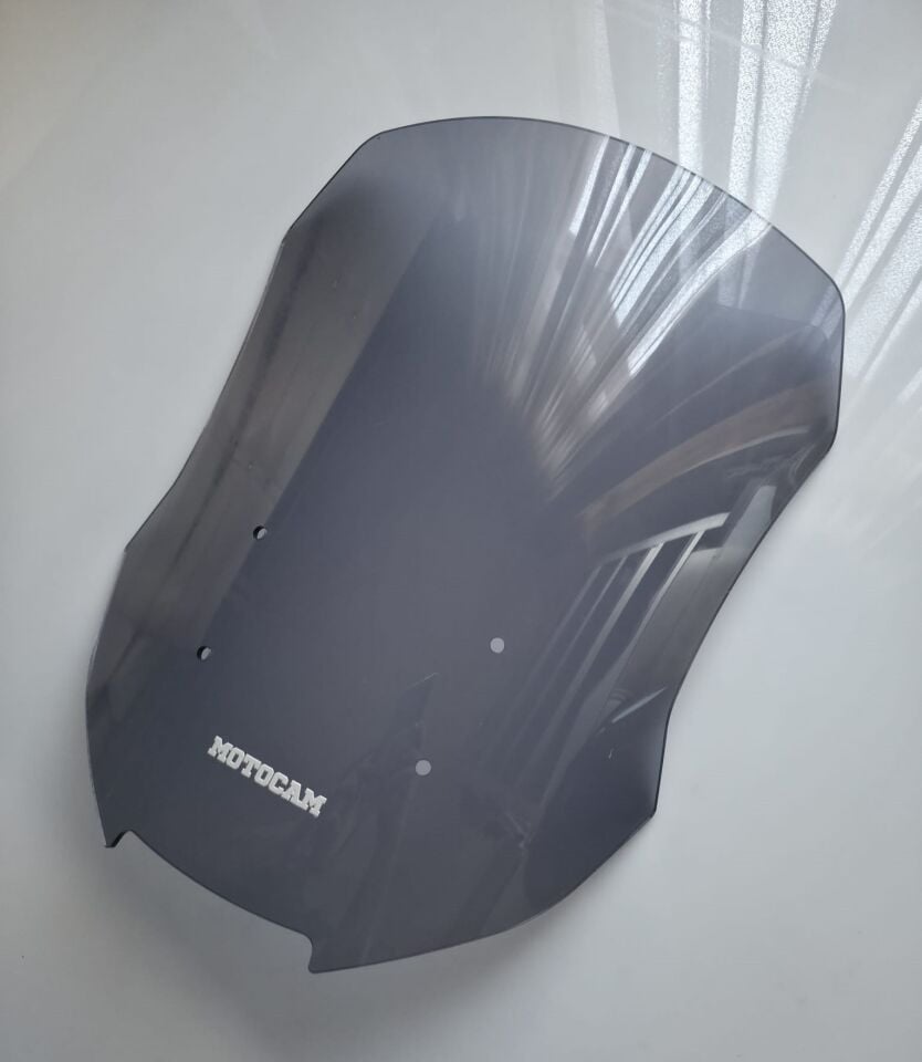 MOTOCAM Honda VFR 800 Crosrunner Ön Cam 2017-2020 Model 51cm Füme Renkli 4mm