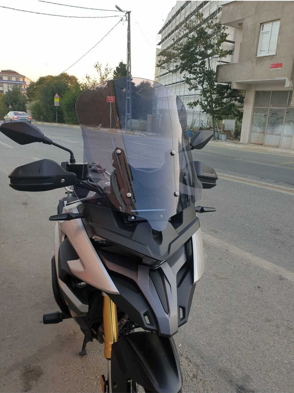 MOTOCAM Voge DS 625X Ön Cam 2023-2026 Model 56cm Füme Renkli 4mm