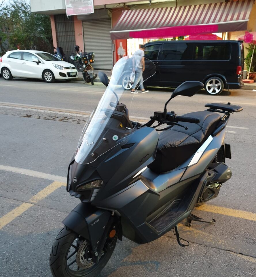 MOTOCAM Yuki Vampire 125 Ön Cam 2023-2026 Model 72cm Şeffaf Renkli 4mm