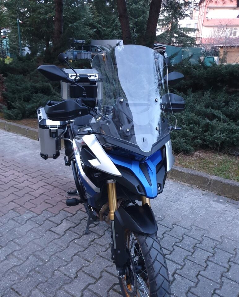 MOTOCAM Voge DS 625X Ön Cam 2023-2026 Model 56cm Şeffaf Renkli 4mm GENİŞ MODEL