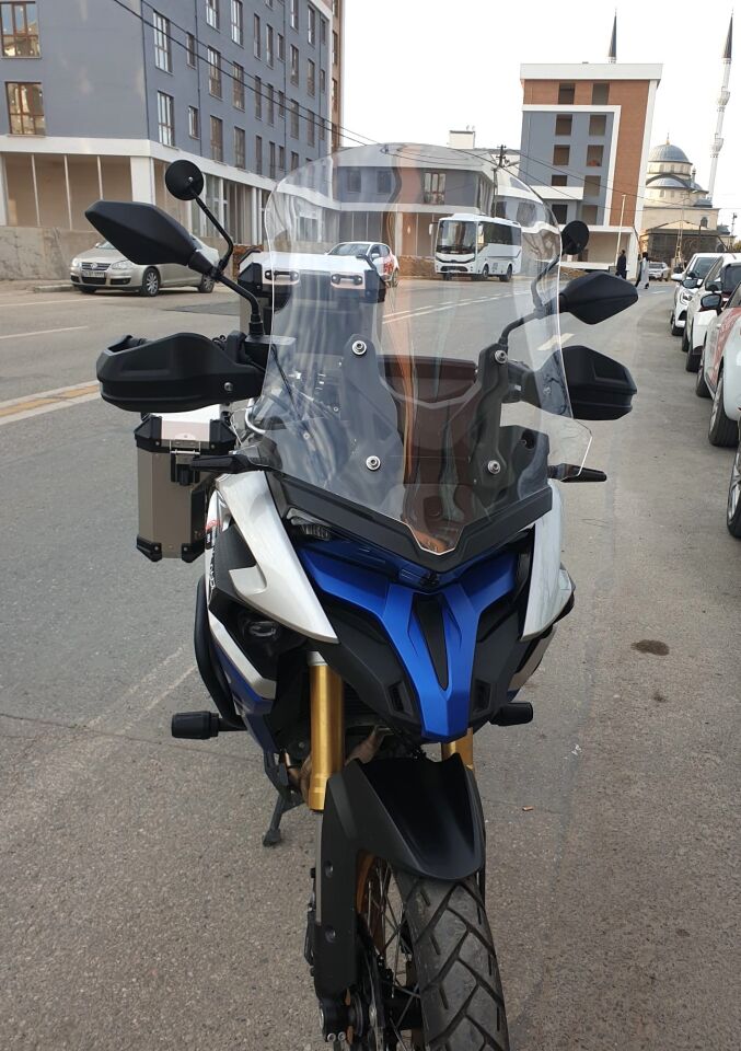 MOTOCAM Voge DS 625X Ön Cam 2023-2026 Model 56cm Şeffaf Renkli 4mm GENİŞ MODEL