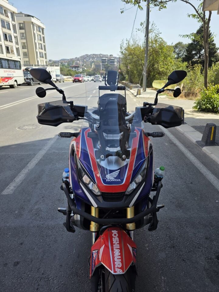 MOTOCAM Honda X-ADV 750 Ön Cam 2017-2020 Model 70cm Şeffaf Renkli 4mm UZUN