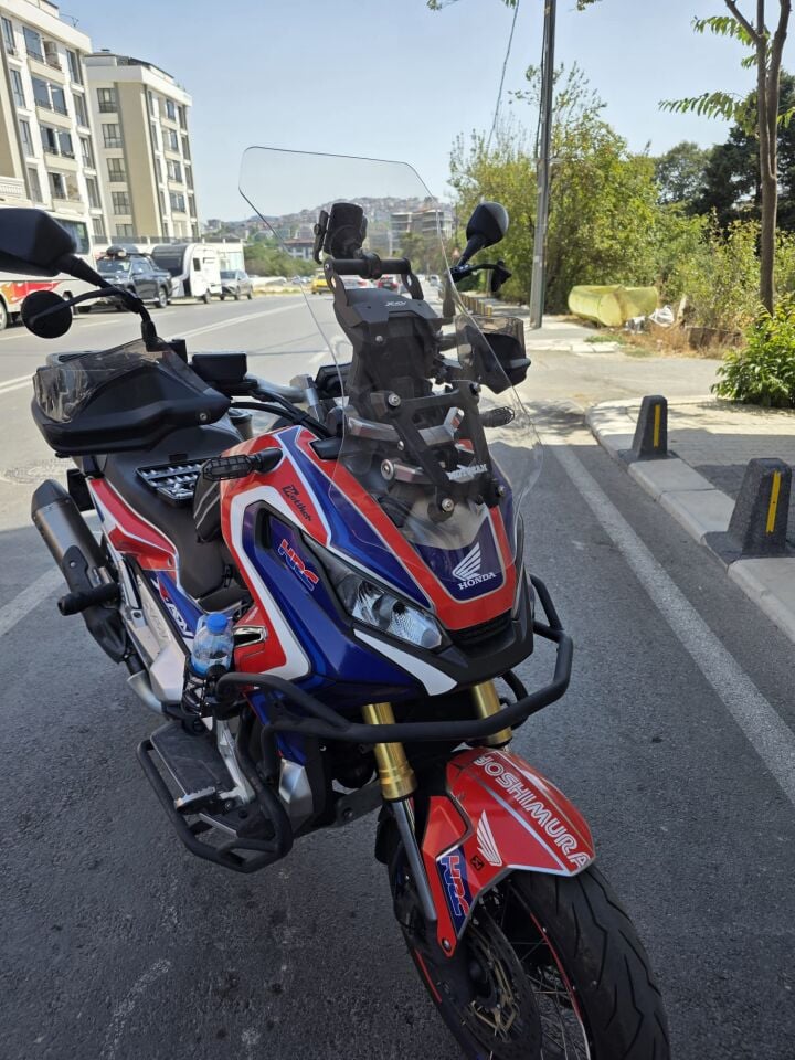 MOTOCAM Honda X-ADV 750 Ön Cam 2017-2020 Model 70cm Şeffaf Renkli 4mm UZUN