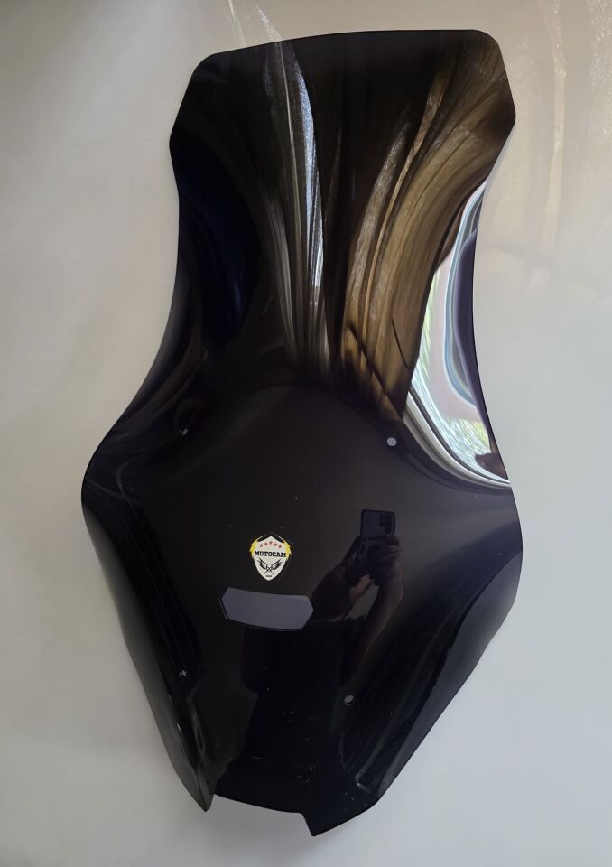 MOTOCAM Honda X-ADV 750 Ön Cam 2021-2026 Model 72cm Siyah Renkli 4mm UZUN