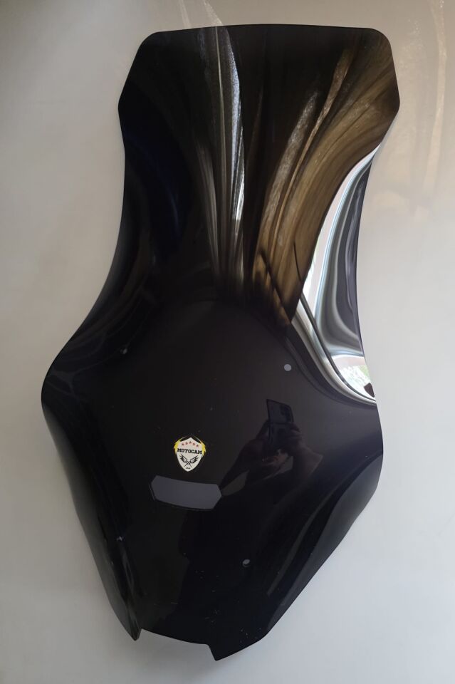 MOTOCAM Honda X-ADV 750 Ön Cam 2021-2026 Model 72cm Siyah Renkli 4mm UZUN
