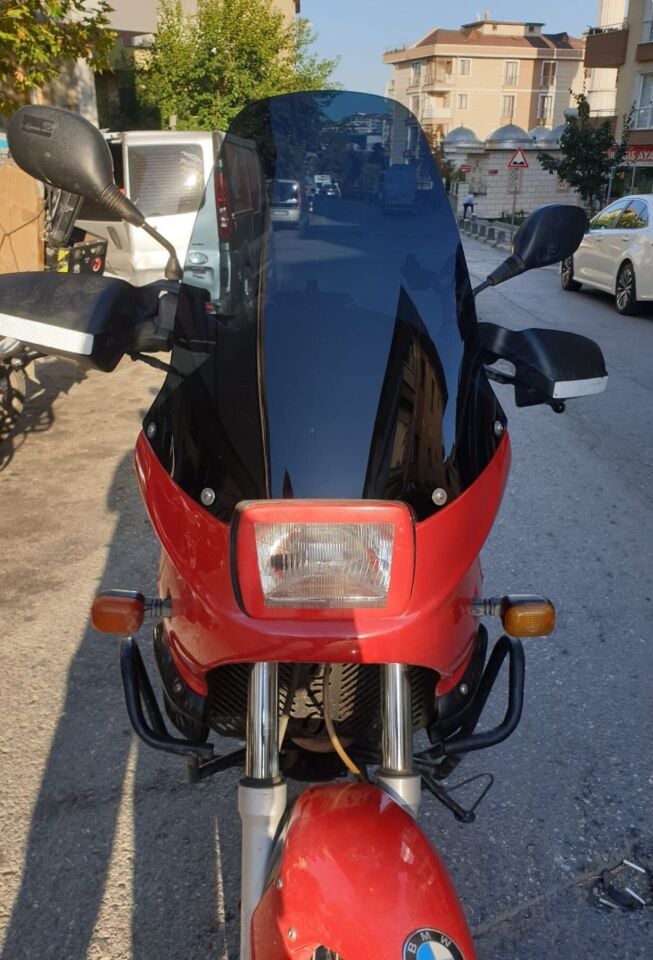 MOTOCAM Bmw F 650 Ön Cam 1993-2000 Model 43cm Siyah Renkli 4mm İADE YOKTUR