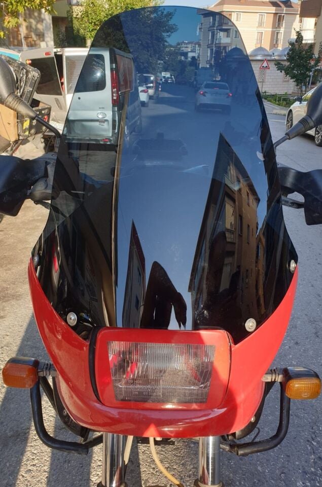 MOTOCAM Bmw F 650 Ön Cam 1993-2000 Model 43cm Siyah Renkli 4mm İADE YOKTUR