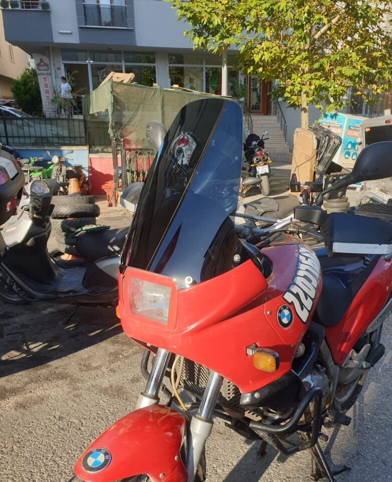 MOTOCAM Bmw F 650 Ön Cam 1993-2000 Model 43cm Siyah Renkli 4mm İADE YOKTUR