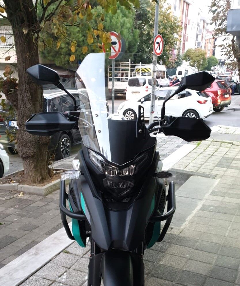 MOTOCAM Java RVM 500 Ön Cam 2021-2026 Model 53cm Şeffaf Renkli 4mm