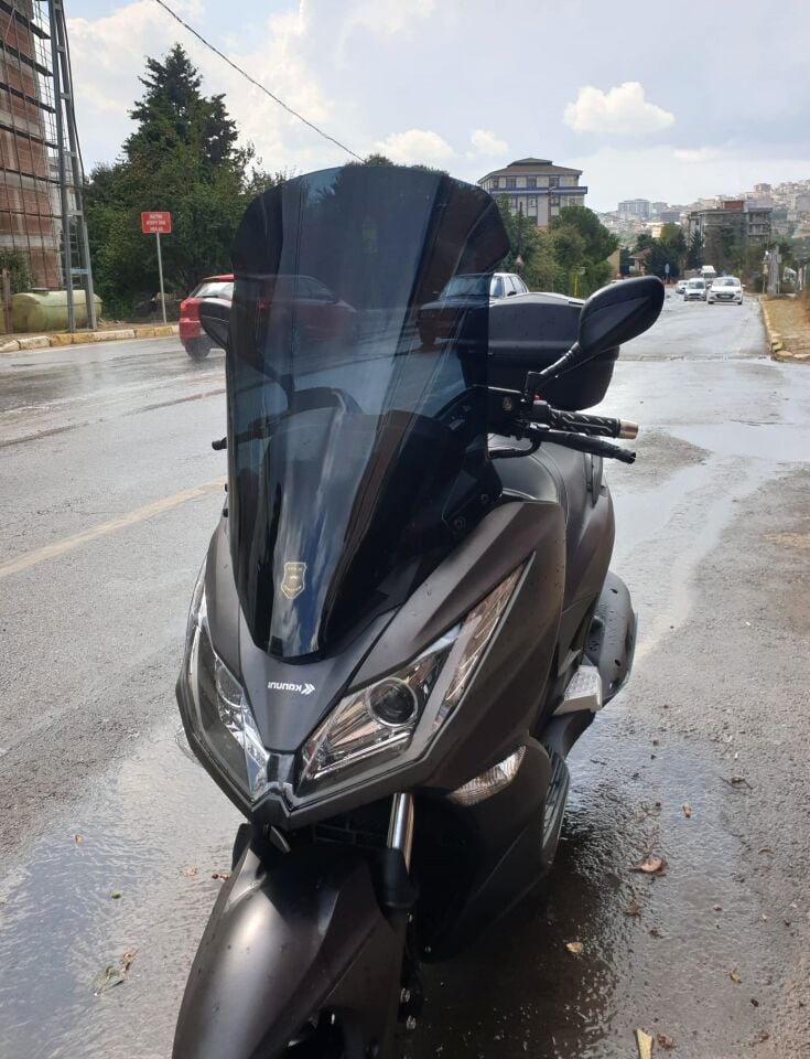 MOTOCAM Kanuni Reha 250 Ön Cam 2022-2026 Model 72cm Siyah Renkli 4mm UZUN