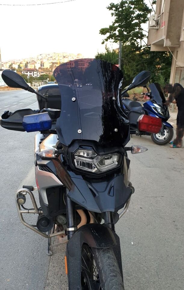 MOTOCAM Bmw F 850 GS Ön Cam 2018-2023 Model 49cm Siyah Renkli 4mm