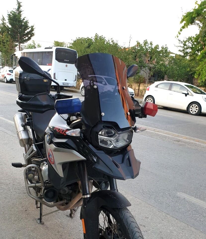 MOTOCAM Bmw F 850 GS Ön Cam 2018-2023 Model 49cm Siyah Renkli 4mm