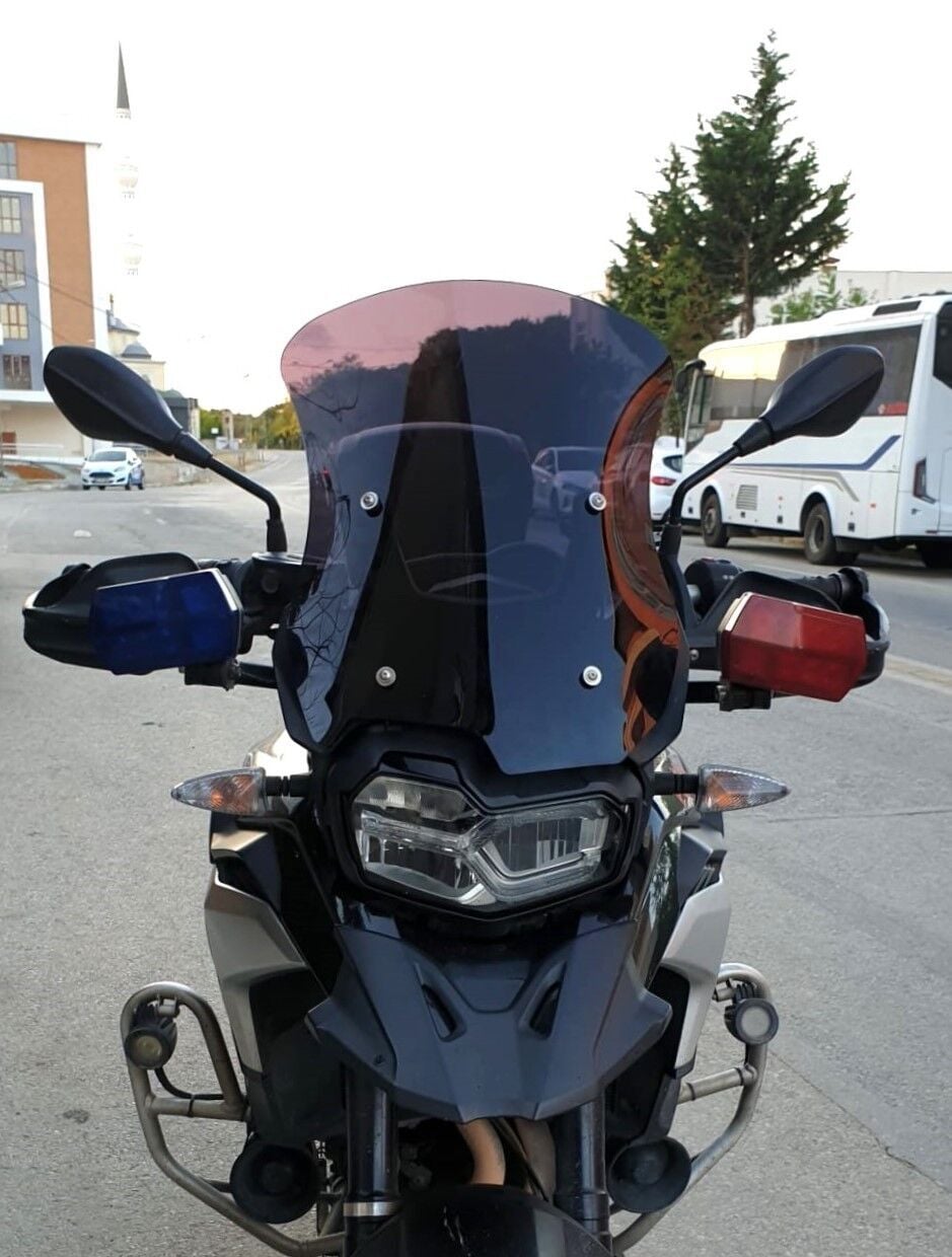 MOTOCAM Bmw F 850 GS Ön Cam 2018-2023 Model 49cm Siyah Renkli 4mm