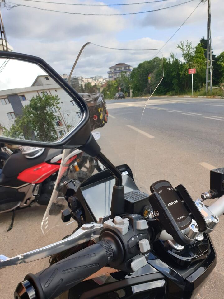 MOTOCAM Kanuni Seha 125 Ön Cam 2022-2026 Model 65cm Şeffaf Renkli 4mm ORTA BOYLU