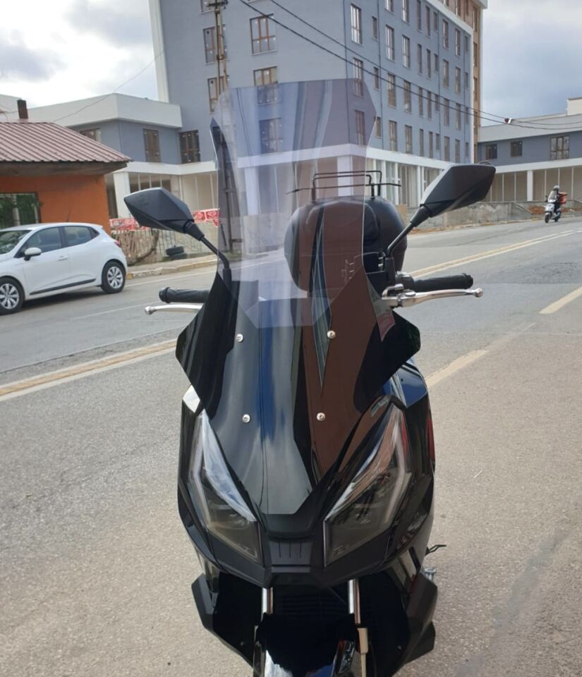 MOTOCAM Kanuni Seha Ön Cam 2022-2026 Model 78cm Füme Renkli 4mm UZUN