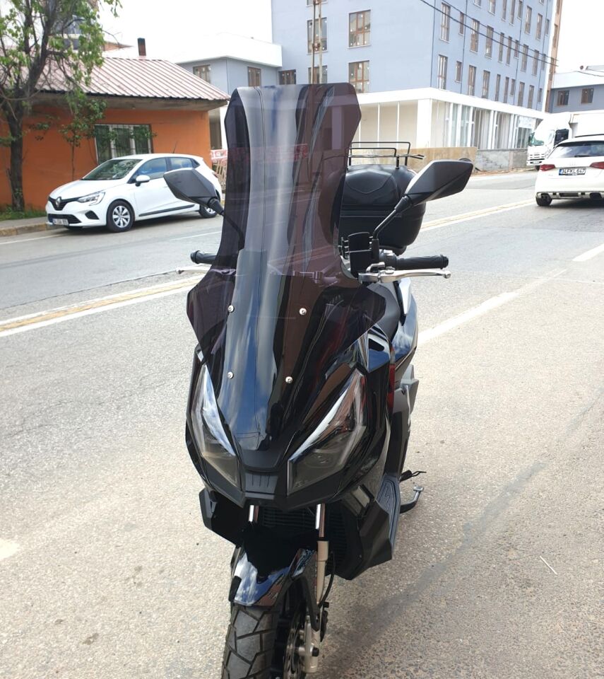 MOTOCAM Kanuni Seha 125 Ön Cam 2022-2026 Model 78cm Siyah Renkli 4mm UZUN