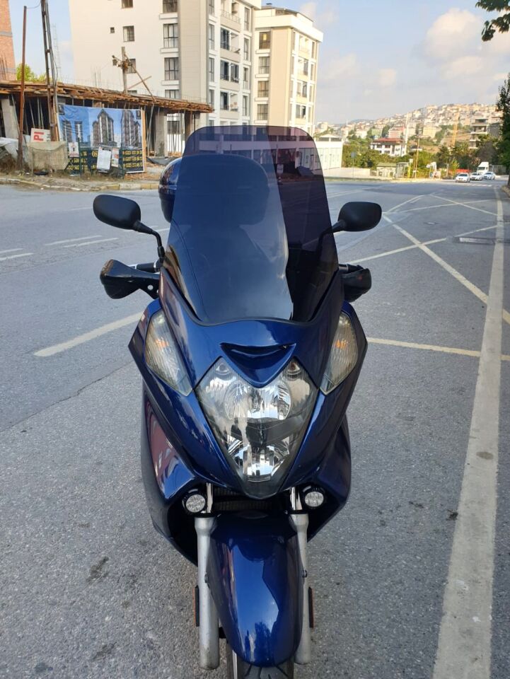 MOTOCAM Honda Silverwing FJS 400 Ön Cam 2001-2012 Model 56cm Siyah Renkli 4mm