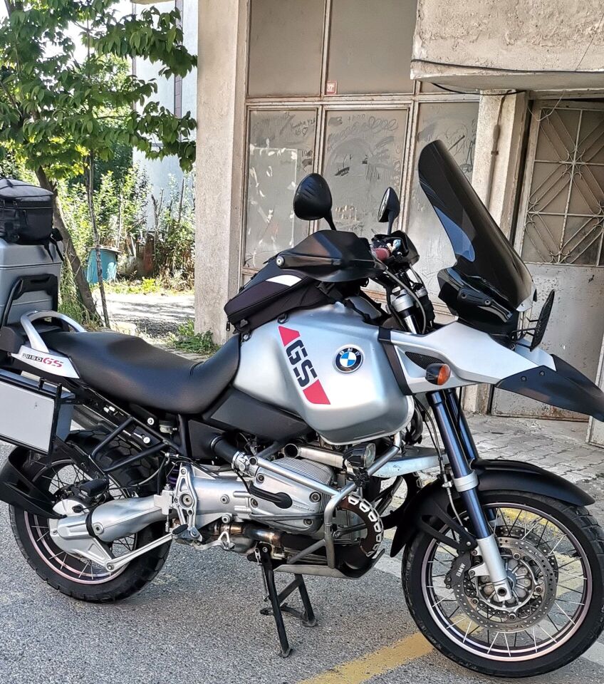 MOTOCAM Bmw R 1150 ADV Ön Cam 2002-2006 Model 52cm Siyah Renkli 4mm
