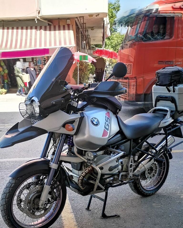 MOTOCAM Bmw R 1150 ADV Ön Cam 2002-2006 Model 52cm Siyah Renkli 4mm