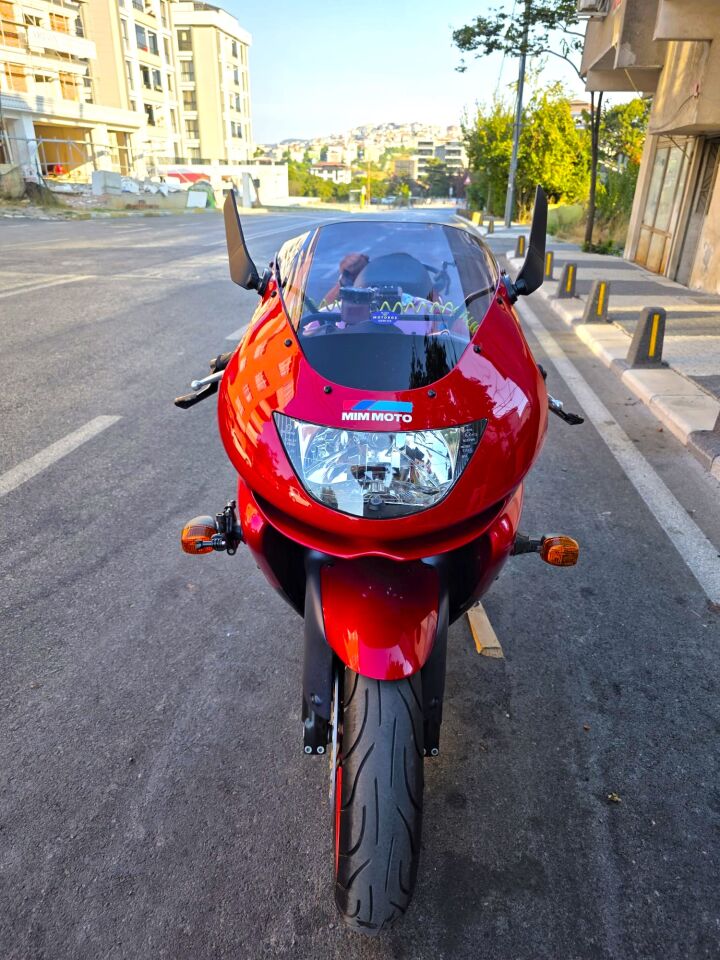 MOTOCAM Kawasaki ZX-9R Ön Cam 1994-2003 Model 41cm Füme Renkli 4mm