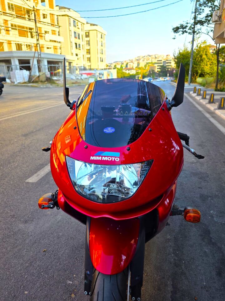 MOTOCAM Kawasaki ZX-9R Ön Cam 1994-2003 Model 41cm Siyah Renkli 4mm