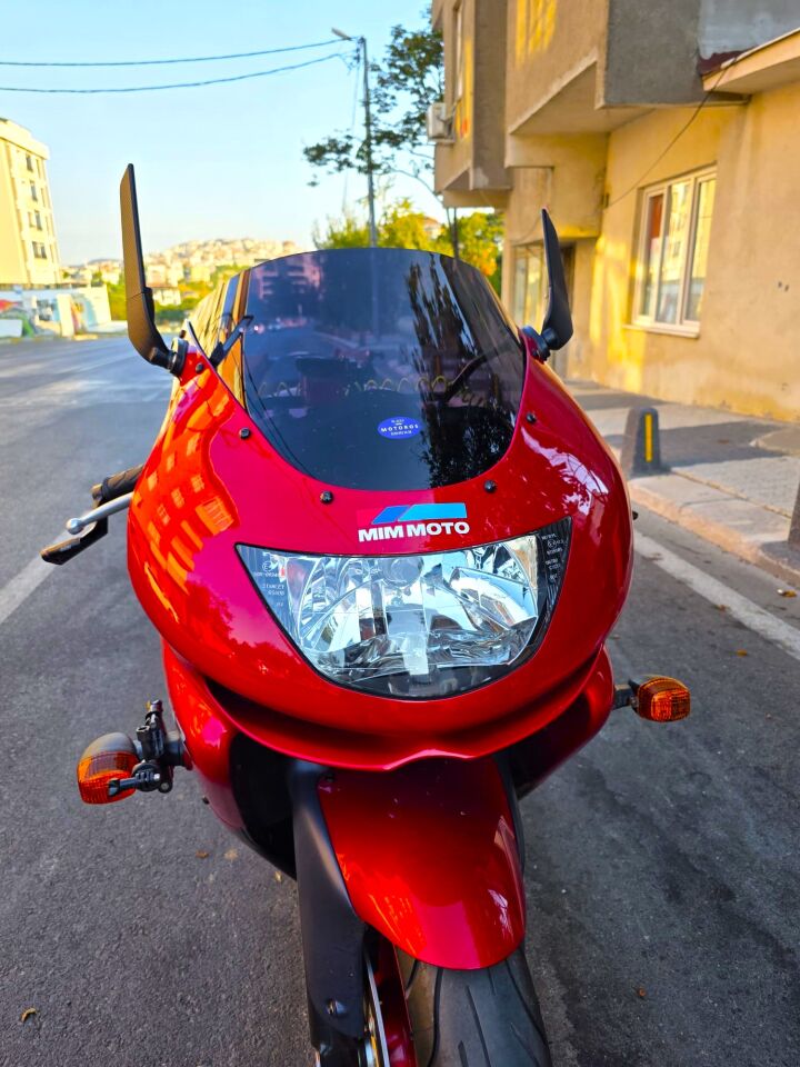 MOTOCAM Kawasaki ZX-9R Ön Cam 1994-2003 Model 41cm Siyah Renkli 4mm