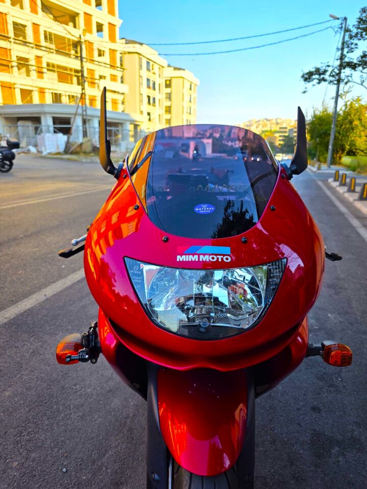 MOTOCAM Kawasaki ZX-9R Ön Cam 1994-2003 Model 41cm Siyah Renkli 4mm