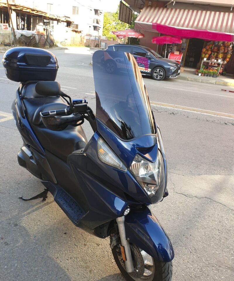 MOTOCAM Honda Silverwing FJS 600 Ön Cam 2001-2012 Model 56cm Siyah Renkli 4mm