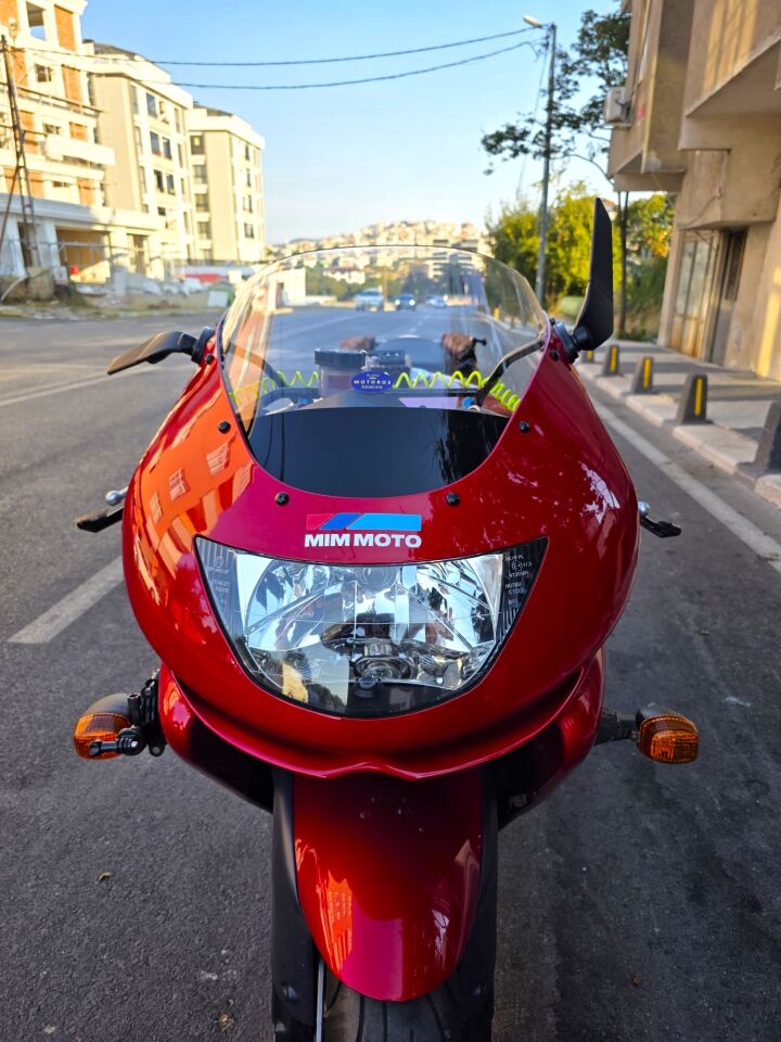 MOTOCAM Kawasaki ZX-9R Ön Cam 1994-2003 Model 41cm Şeffaf Renkli 4mm