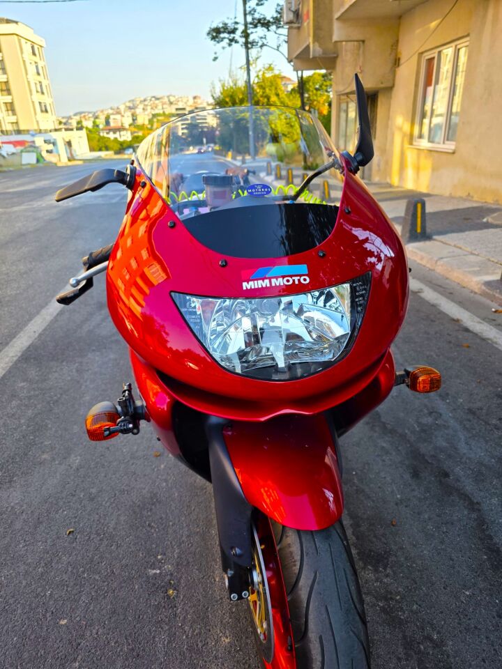 MOTOCAM Kawasaki ZX-9R Ön Cam 1994-2003 Model 41cm Şeffaf Renkli 4mm