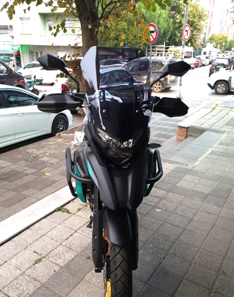 MOTOCAM Kove 510 X Ön Cam 2024-2026 Model 53cm Füme Renkli 4mm