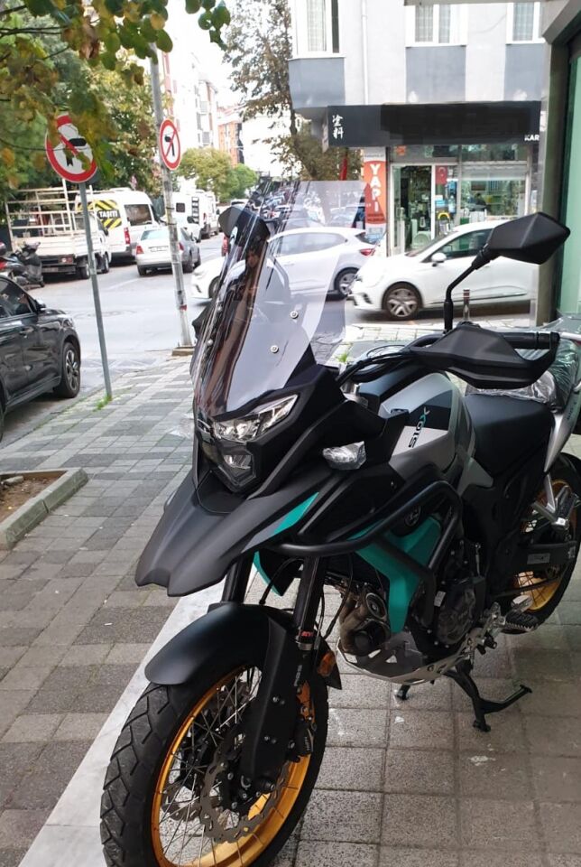 MOTOCAM Kove 510 X Ön Cam 2024-2026 Model 53cm Füme Renkli 4mm