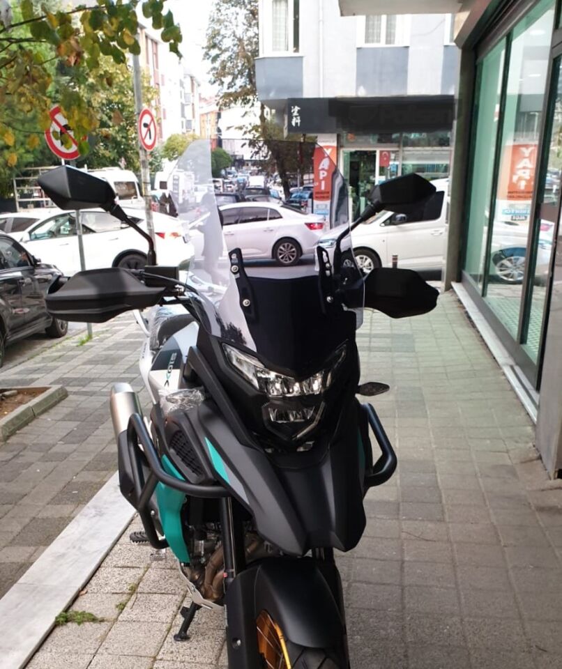 MOTOCAM Kove 510 X Ön Cam 2024-2026 Model 53cm Füme Renkli 4mm