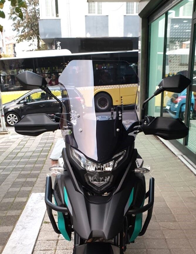 MOTOCAM Kove 510 X Ön Cam 2024-2026 Model 53cm Füme Renkli 4mm