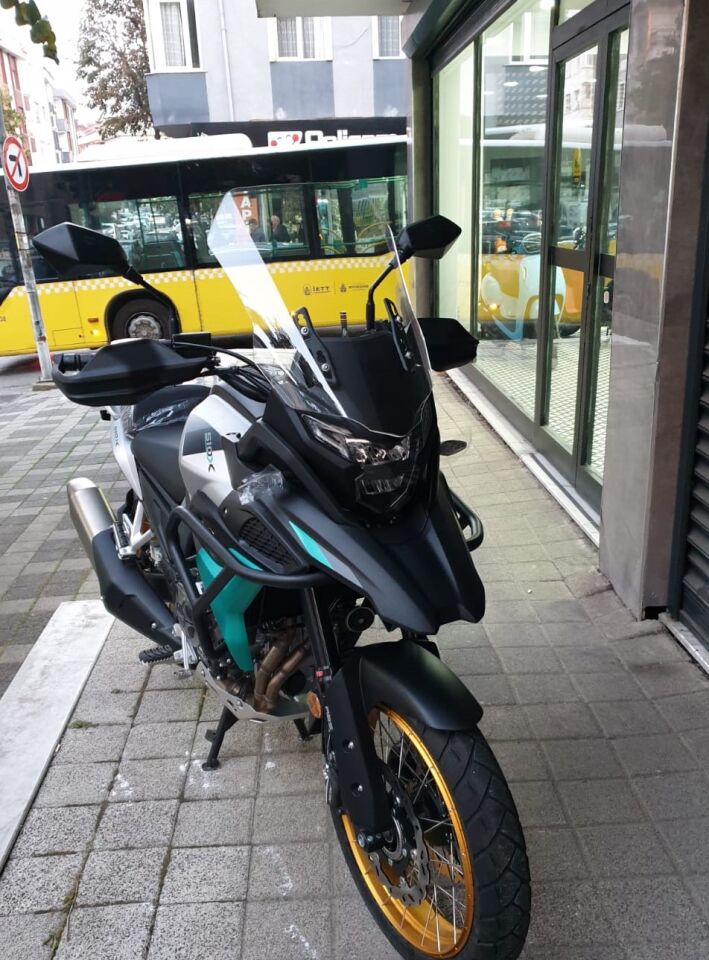 MOTOCAM Kove 510 X Ön Cam 2024-2026 Model 53cm Şeffaf Renkli 4mm