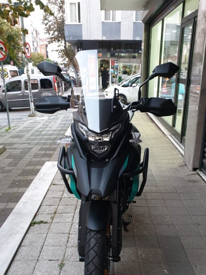 MOTOCAM Kove 510 X Ön Cam 2024-2026 Model 53cm Şeffaf Renkli 4mm