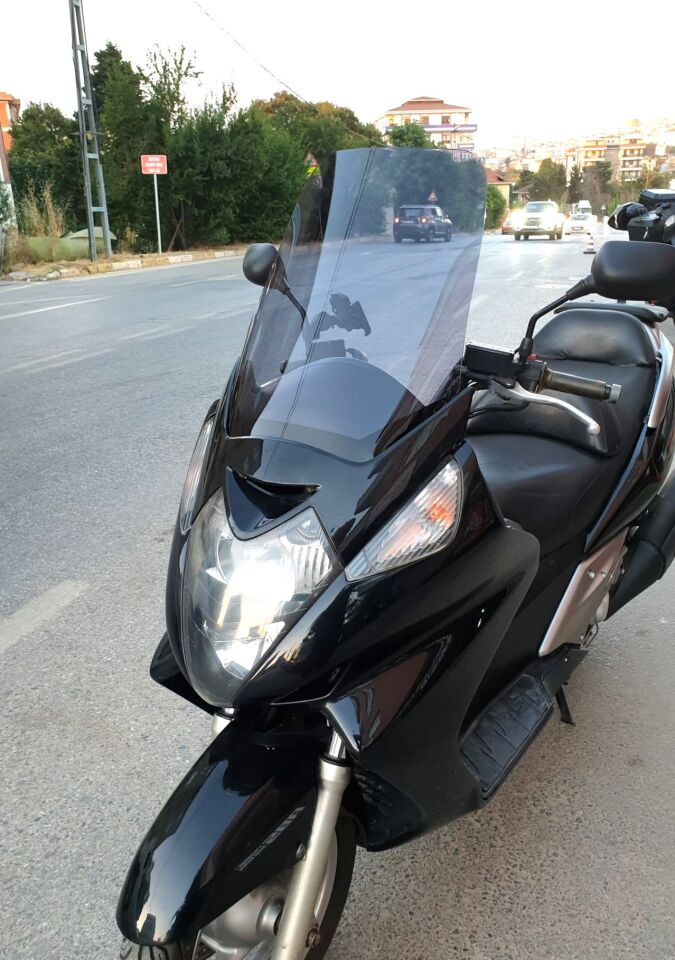 MOTOCAM Honda Silverwing SWT 400 Ön Cam 2006-2009 Model 56cm Füme Renkli 4mm