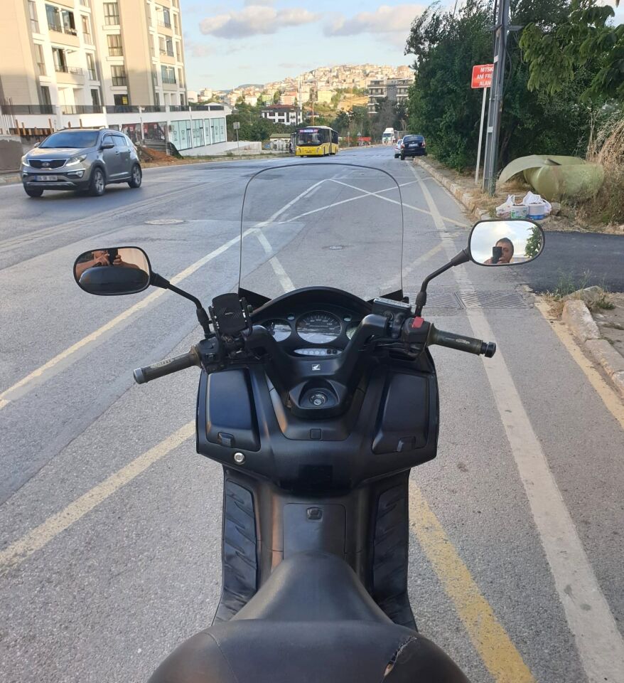 MOTOCAM Honda Silverwing SWT 400 Ön Cam 2006-2009 Model 56cm Şeffaf Renkli 4mm