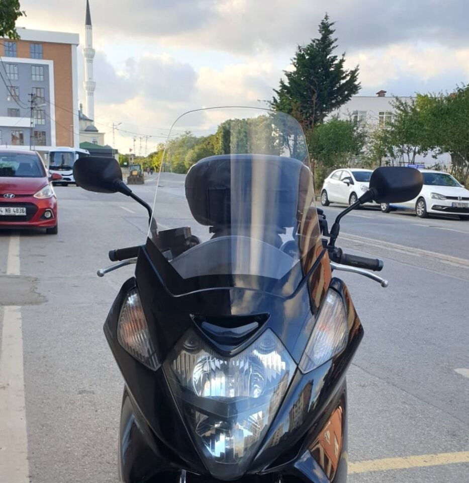 MOTOCAM Honda Silverwing SWT 400 Ön Cam 2006-2009 Model 56cm Şeffaf Renkli 4mm