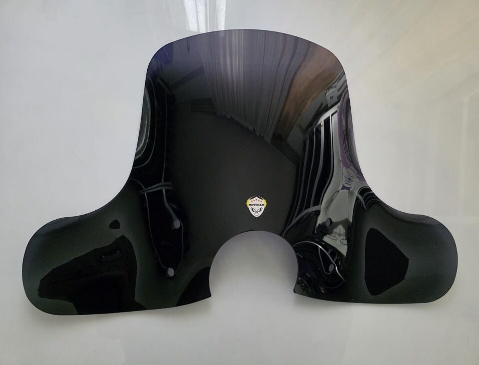 MOTOCAM SYM Fiddle II 125 Ön Cam 2008-2016 Model 53cm Siyah Renkli Elcikli APARATSIZ