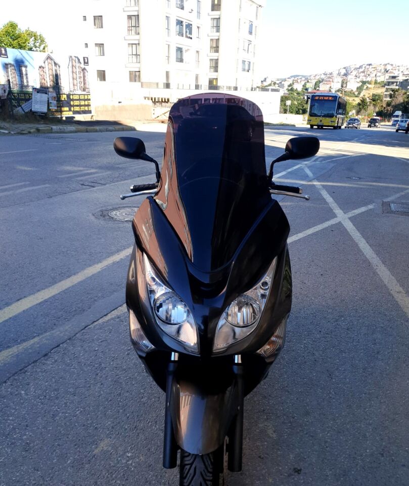 MOTOCAM Honda Silverwing SWT 600 Ön Cam 2008-2013 Model 71cm Siyah Renkli 4mm