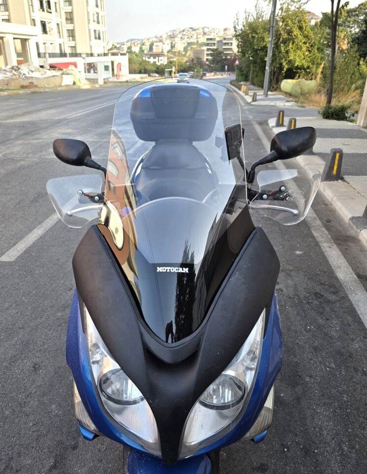 MOTOCAM Honda Silverwing SWT 600 Ön Cam 2008-2013 Model 71cm Şeffaf Renkli 4mm