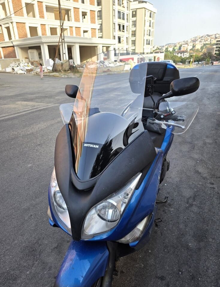 MOTOCAM Honda Silverwing SWT 600 Ön Cam 2008-2013 Model 71cm Şeffaf Renkli 4mm